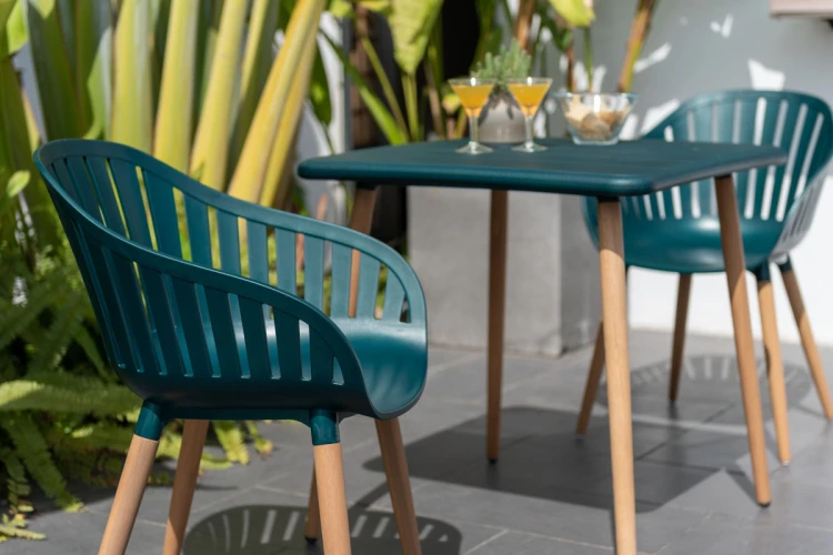 Nassau DuraOcean 70cm bistro set DuraOcean dark green